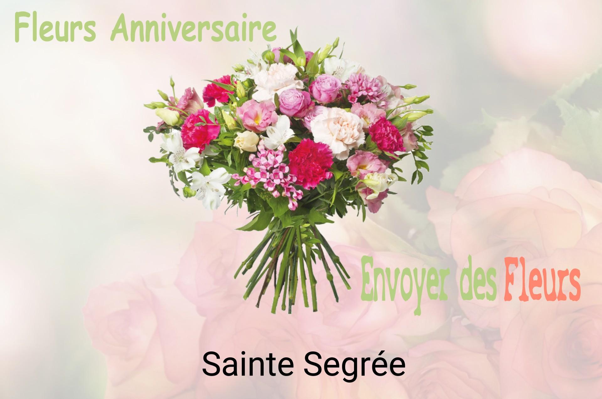 Bouquet de fleurs d’anniversaire livré à Sainte-Segrée